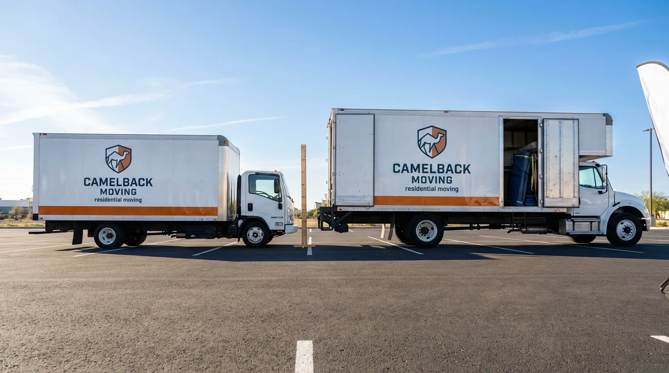 Moving truck size capacity guide in Rush Springs